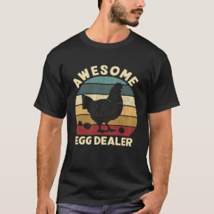 Camiseta Ovos de Galinha de Fazendeiro de Ovos Local Incrív