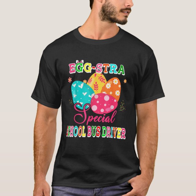 Camiseta Ovos de galinha especial Ônibus escolar de chocola (Frente)