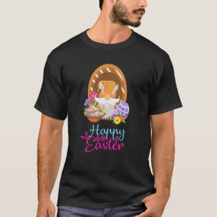Camiseta Ovos de Gnomo Primavera de coelho de felz pascoa l