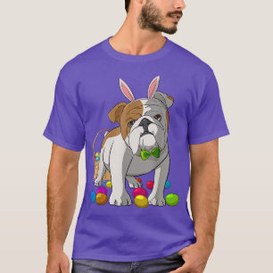 Camiseta Ovos de Páscoa Cão-de-Obra Inglês