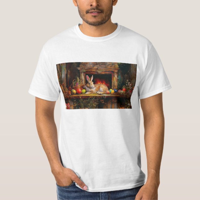 Camiseta Ovos de Páscoa coalhados na Páscoa (Frente)