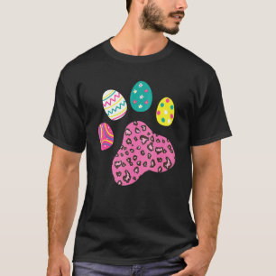 Camiseta Ovos de Páscoa com Impressão de Pata de Cachorro G