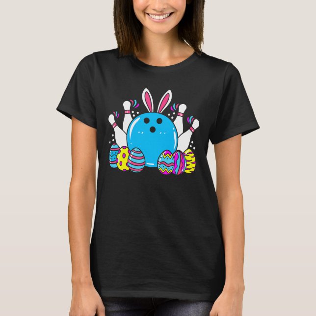 Camiseta Ovos De Páscoa De boliche, Ovo 2020 Para Crianças, (Frente)