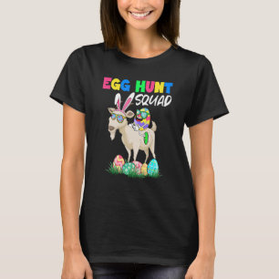 Camiseta Ovos De Páscoa De Caça De Ovos Com Fazenda De Capr