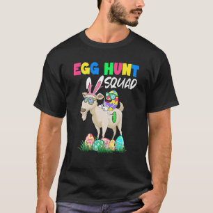 Camiseta Ovos De Páscoa De Caça De Ovos Com Fazenda De Capr