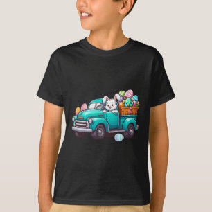 Camiseta Ovos De Páscoa De Carregando Coelho Na Caça A Cami