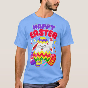 Camiseta Ovos de Páscoa de Coelho felz pascoa