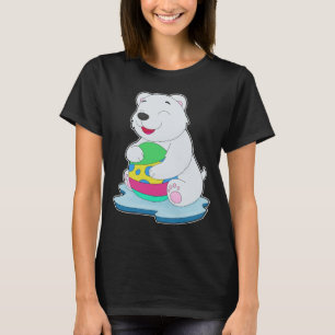 Camiseta Ovos de Páscoa de urso polar