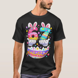 Camiseta Ovos de Páscoa Engraçados Six Seven 67 Coelho 67 M