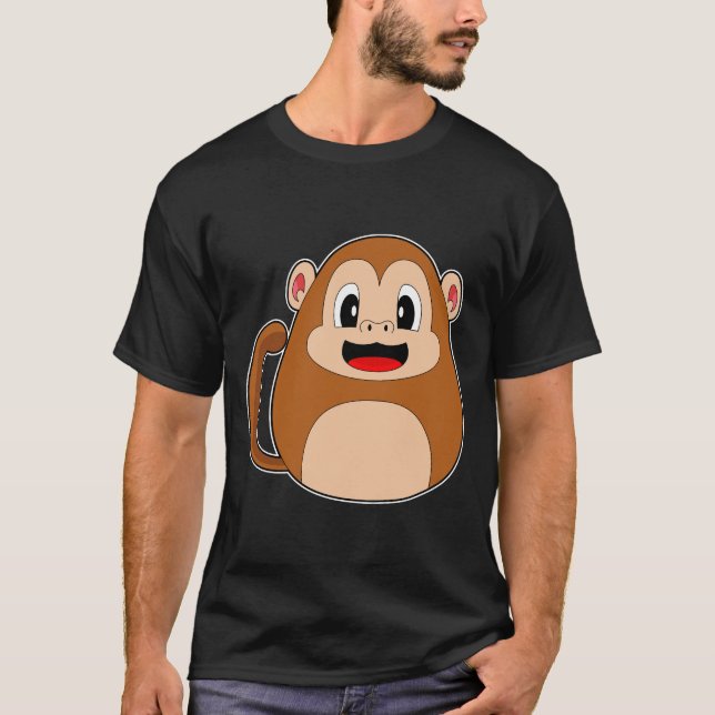 Camiseta Ovos de Páscoa Páscoa de macacos (Frente)