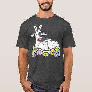Camiseta Ovos de Páscoa Vaca Páscoa Páscoa Engraçada