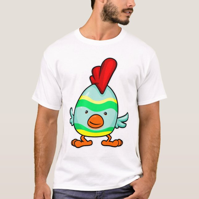 Camiseta Ovos de Pintinho em tiras (Frente)