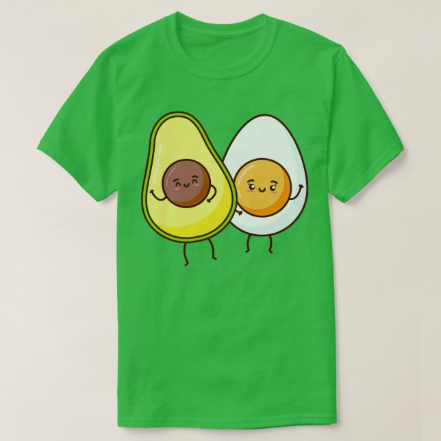 Camiseta Ovos E Avocado 2 (Frente do Design)