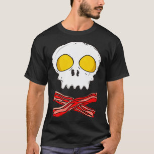 Camiseta Ovos e Bacon Keto Diet pirata-café-da-manhã