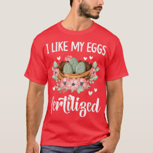 Camiseta Ovos Engraçados Dia de Transferência IVF Dia de Re