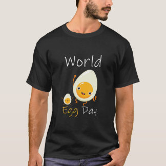 Camiseta Ovos Engraçados Passam O Dia Mundial do Ovo Engraç