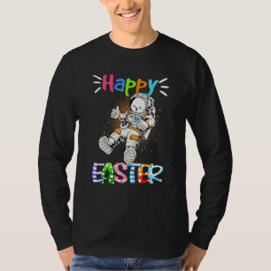 Camiseta Ovos Espaciais do Coelho do Felz pascoa Coelho do