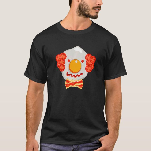 Camiseta Ovos Fritados De Palha Com Bacon E Tomate (Frente)