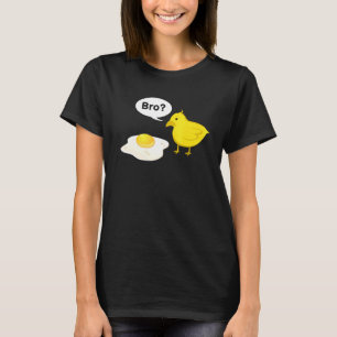 Camiseta Ovos Fritos de Galinha Franga Bro Bist Du Das Id d
