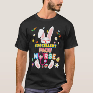 Camiseta Ovos Pacu Enfermeira Excelente Bunny Ovos de Pásco