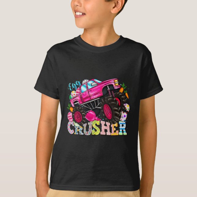 Camiseta Ovos Páscoa Dia dos Monstros, Primavera (Frente)