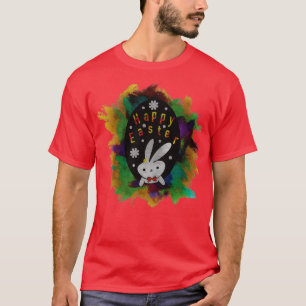 Camiseta Ovos páscoas coloridos 3