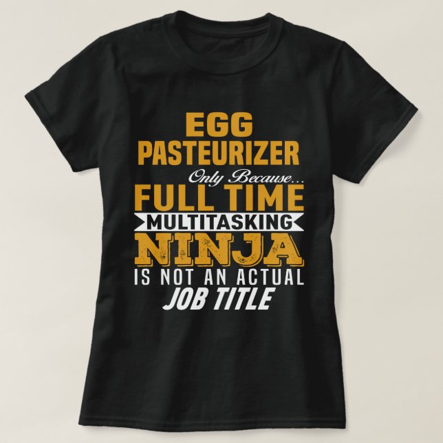 Camiseta Ovos Pasteurizer (Frente do Design)