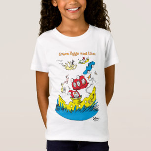 Camiseta Ovos Verdes e Pão  Não Gosto Deles Em Nenhum Lug