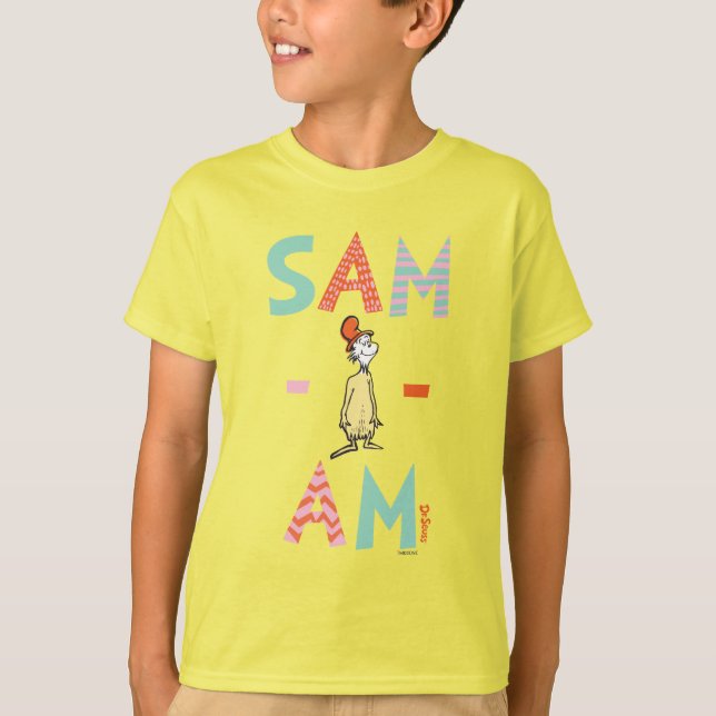 Camiseta Ovos Verdes e Presunto | Sam-I-Am (Frente)