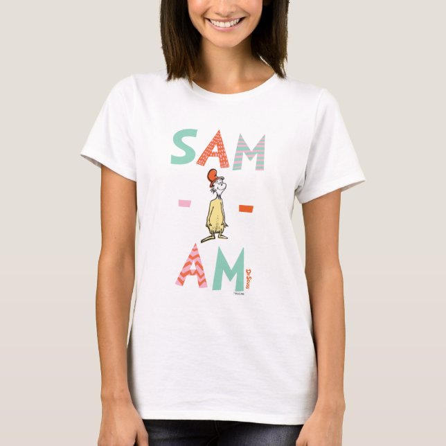 Camiseta Ovos Verdes e Presunto | Sam-I-Am (Frente)