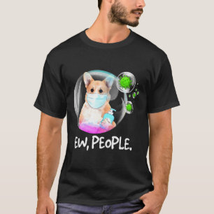 Camiseta Ow Pessoas Pembroke Welsh Corgi Facemask Dog
