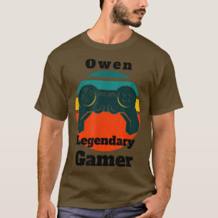 Camiseta Owen Legendary Gamer Video Game Player Controller