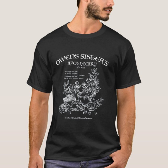 Camiseta Owens Sister's Apothecary Est 1995 Long Sleeve (Frente)