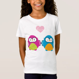 Camiseta OWL AMOR: garota brilhante + menino