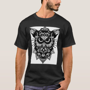 Camiseta Owl Bird Wisdom Smart