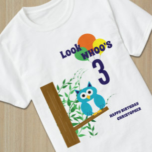 Camiseta Owl Birthday