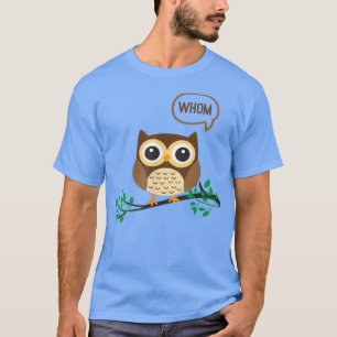 Camiseta OWL Cuja Gramática Engraçada Professor de Inglês o