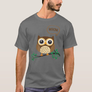 Camiseta OWL Cuja Gramática Engraçada Professor de Inglês o