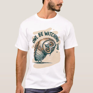 Camiseta Owl Estará Te Observando