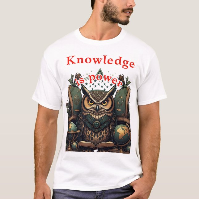 Camiseta Owl of Wisdom (Frente)