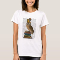Owl On Books
