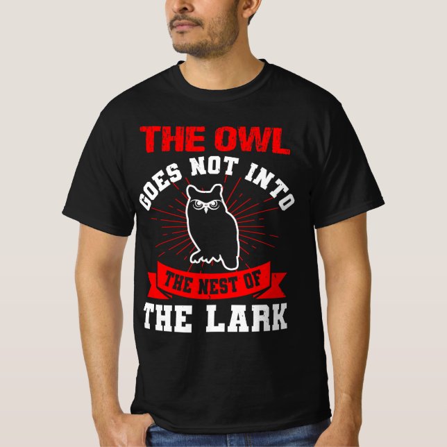 Camiseta Owl quote gift for owl lovers (Frente)