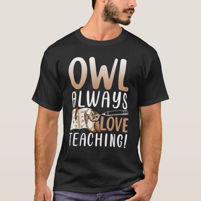 Camiseta Owl Sempre Adora Professora (Frente)