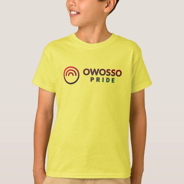 Camiseta Owosso Pride Kids Size T-Shirt (Frente)