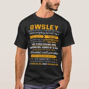 Camiseta OWSLEY completamente inexplicável