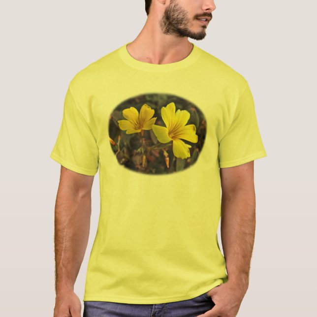 Camiseta Oxalis Amarela Planta de Casa (Frente)