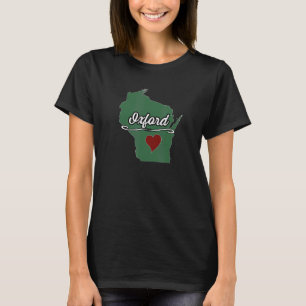 Camiseta OXFORD Wisconsin WI EUA  Cidade Estado Lembrança