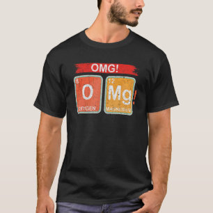 Camiseta Oxigênio Magnésio Combinação Química OMG