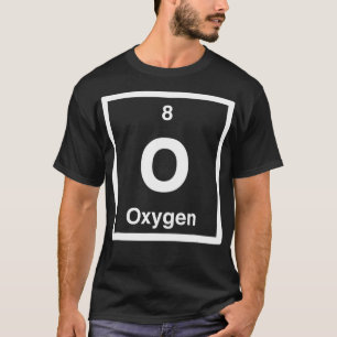 Camiseta Oxigênio O Presentes Científicos de Mesa Periódica