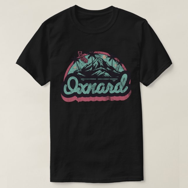 Camiseta Oxnard, Califórnia (Frente do Design)